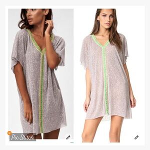 Pitusa Mini Abaya Dress Gray